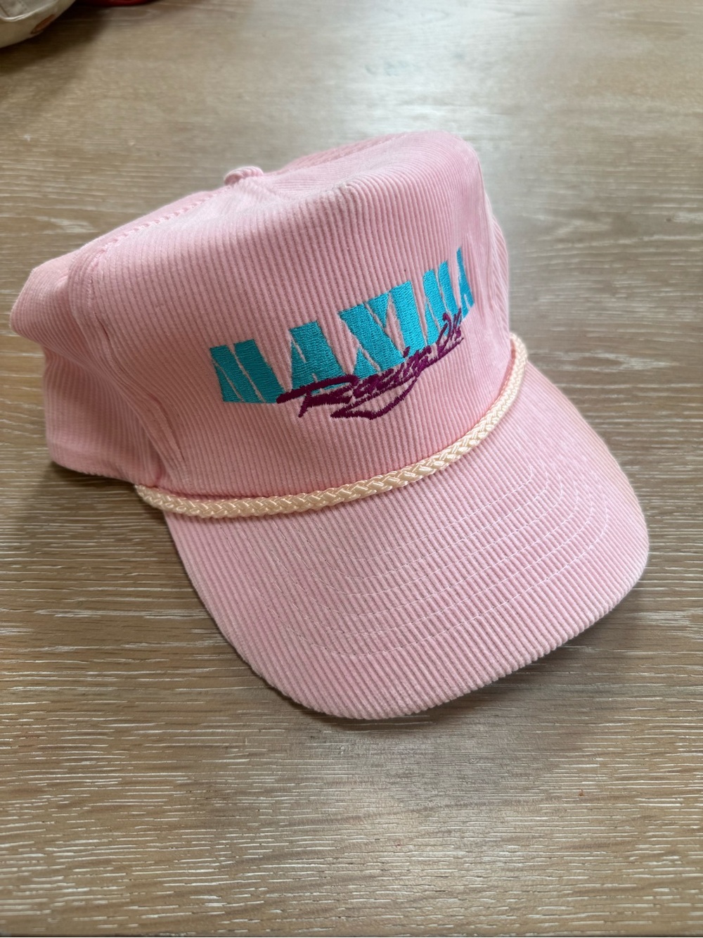Vintage 80s Maxima Racing Oils Rope Hat